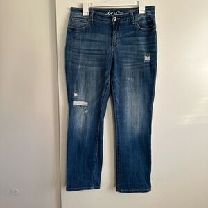 INC Women's Classic Blue Straight Leg Jeans